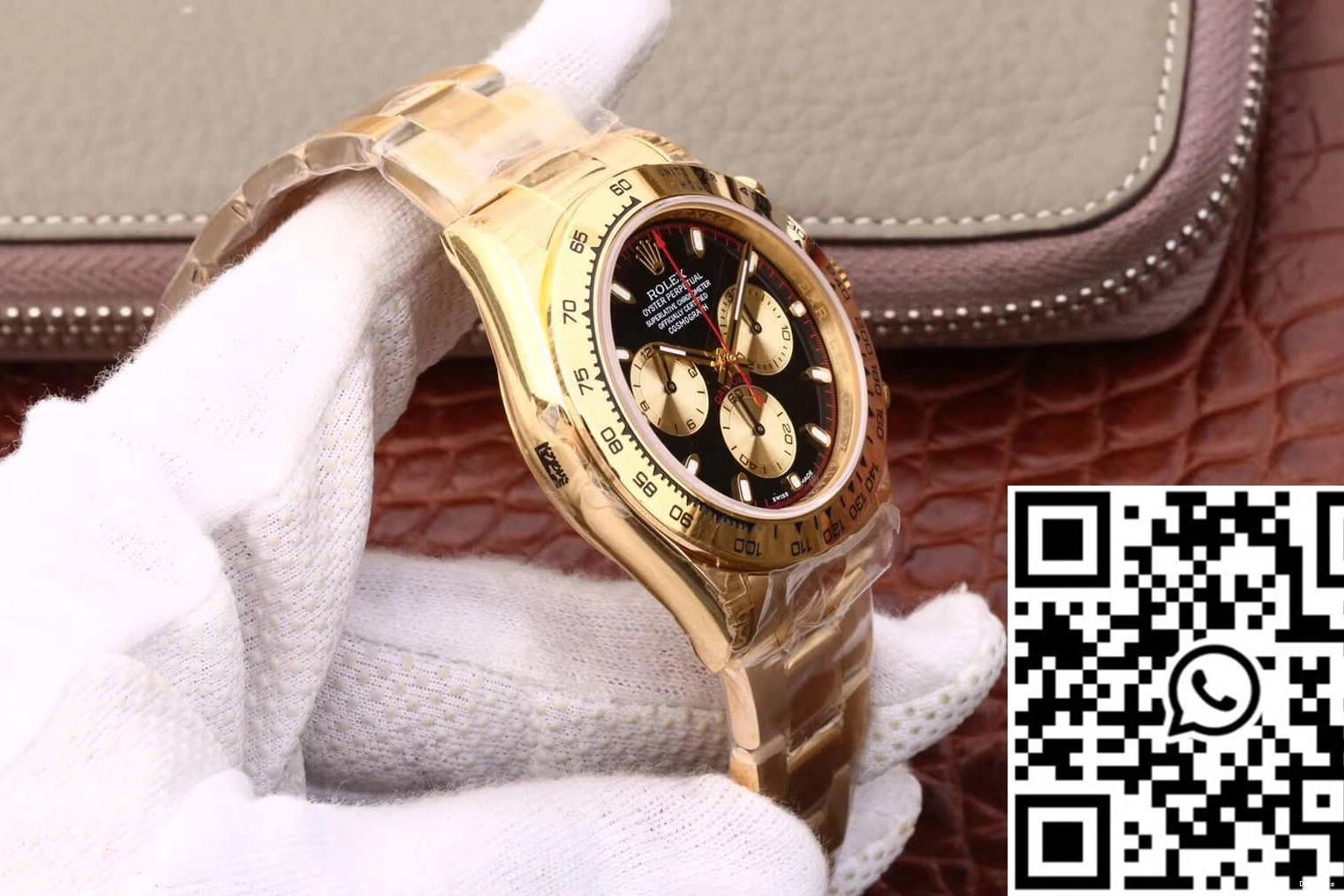 Black Dial JH M116508-0009 Daytona Cosmograph Rolex Factory 1022